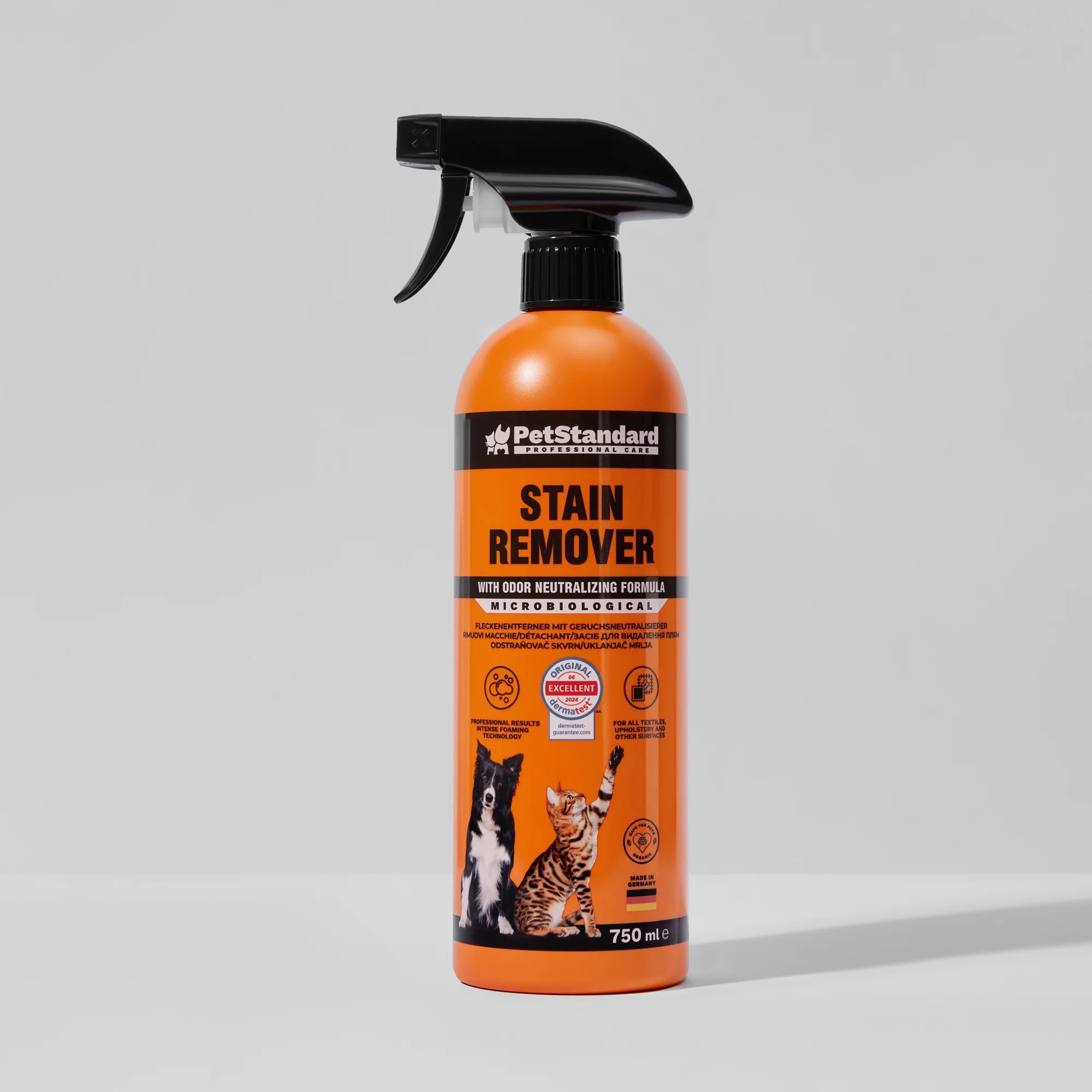 Solutie Profesionala Enzimatica pentru Eliminarea Petelor cu Neutralizare Mirosuri, Pet Standard, 750 ml