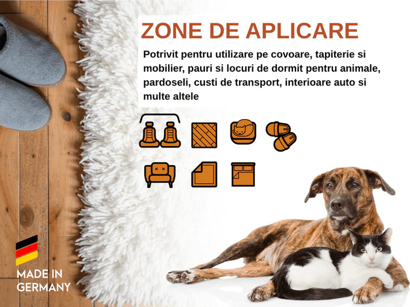 Solutie Profesionala Enzimatica pentru Eliminarea Petelor cu Neutralizare Mirosuri, Pet Standard, 750 ml