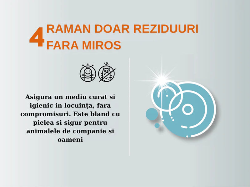 Solutie Profesionala Enzimatica pentru Eliminarea Petelor cu Neutralizare Mirosuri, Pet Standard, 750 ml